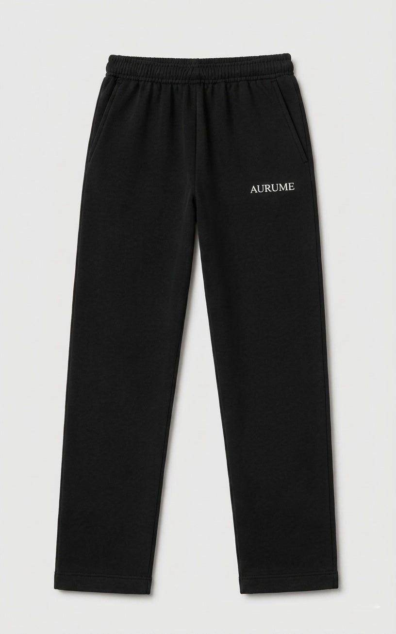 Black Relaxed Fit Track Pant