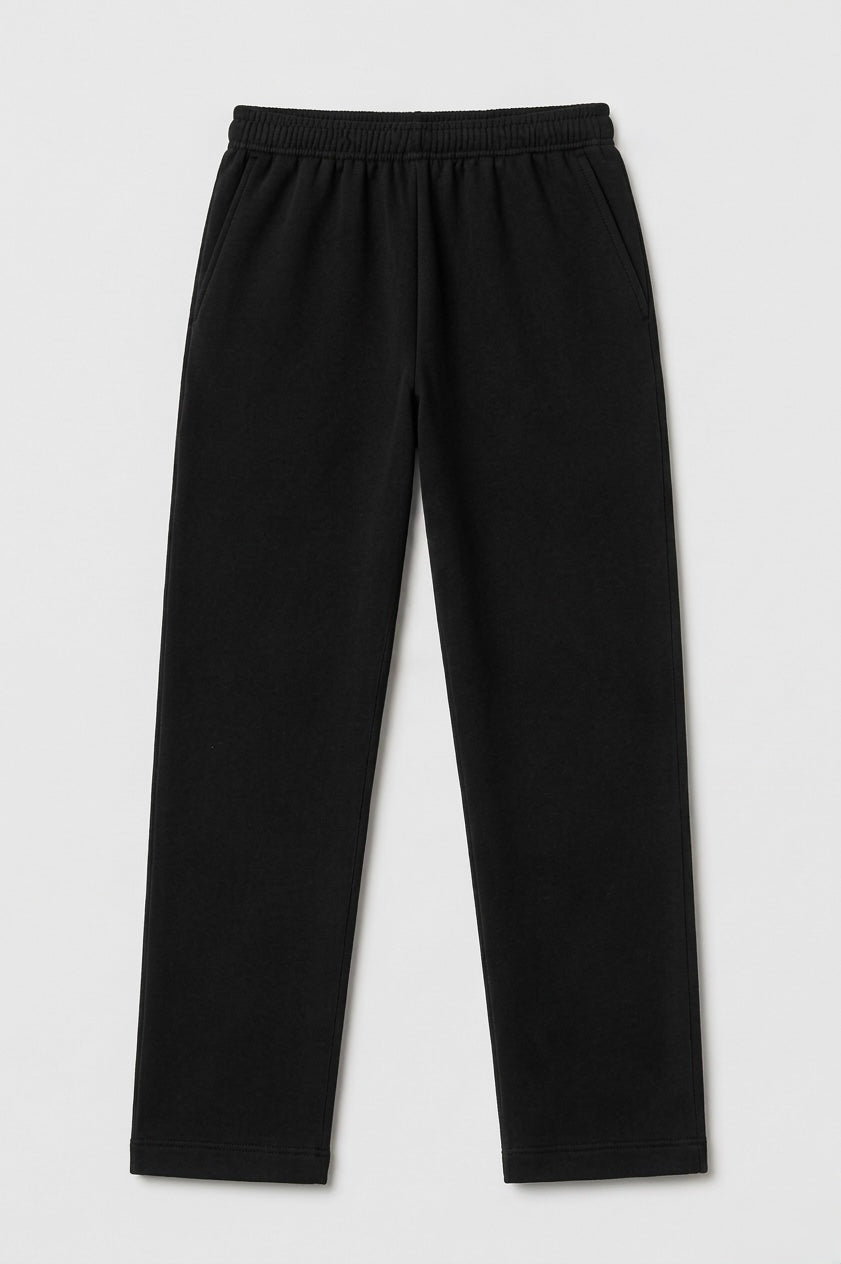 Black Relaxed Fit Track Pant
