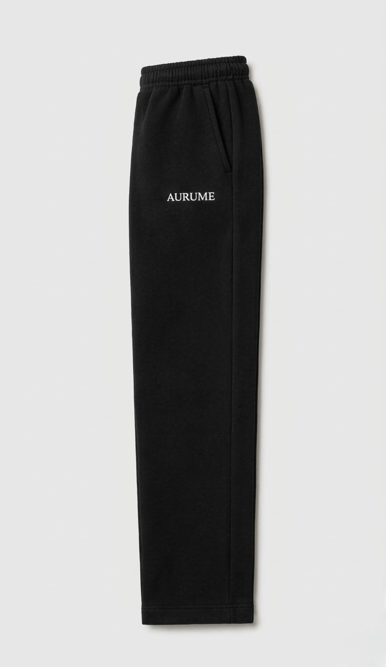 Black Relaxed Fit Track Pant