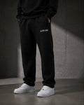 Black Relaxed Fit Track Pant