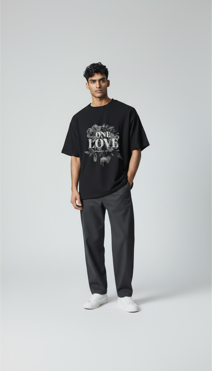 One Love Oversized Tee