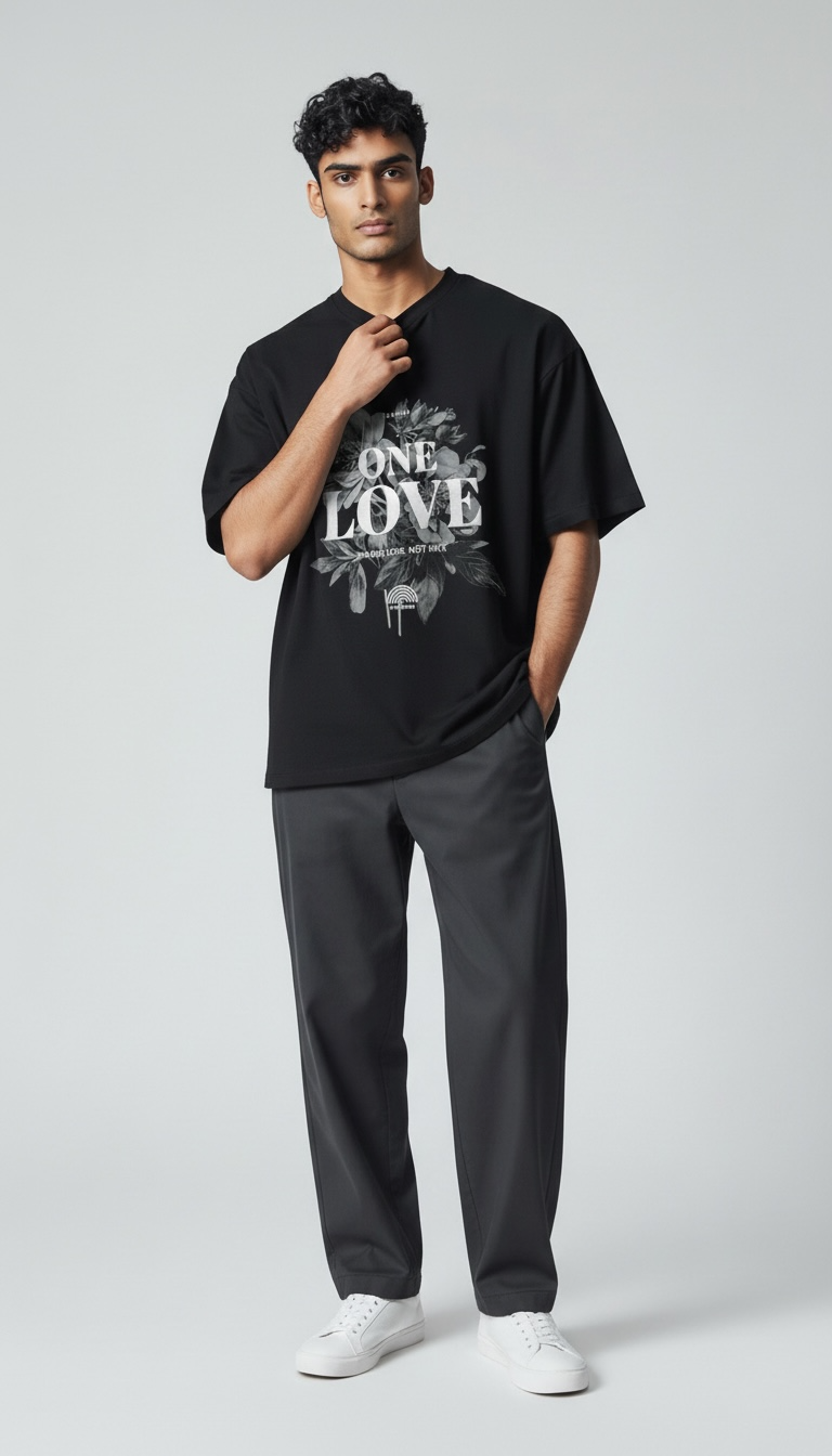 One Love Oversized Tee