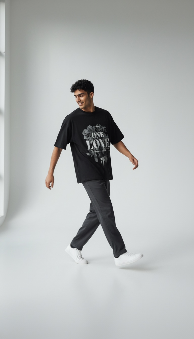One Love Oversized Tee