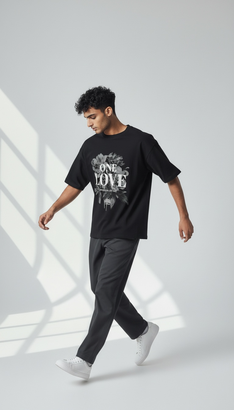 One Love Oversized Tee