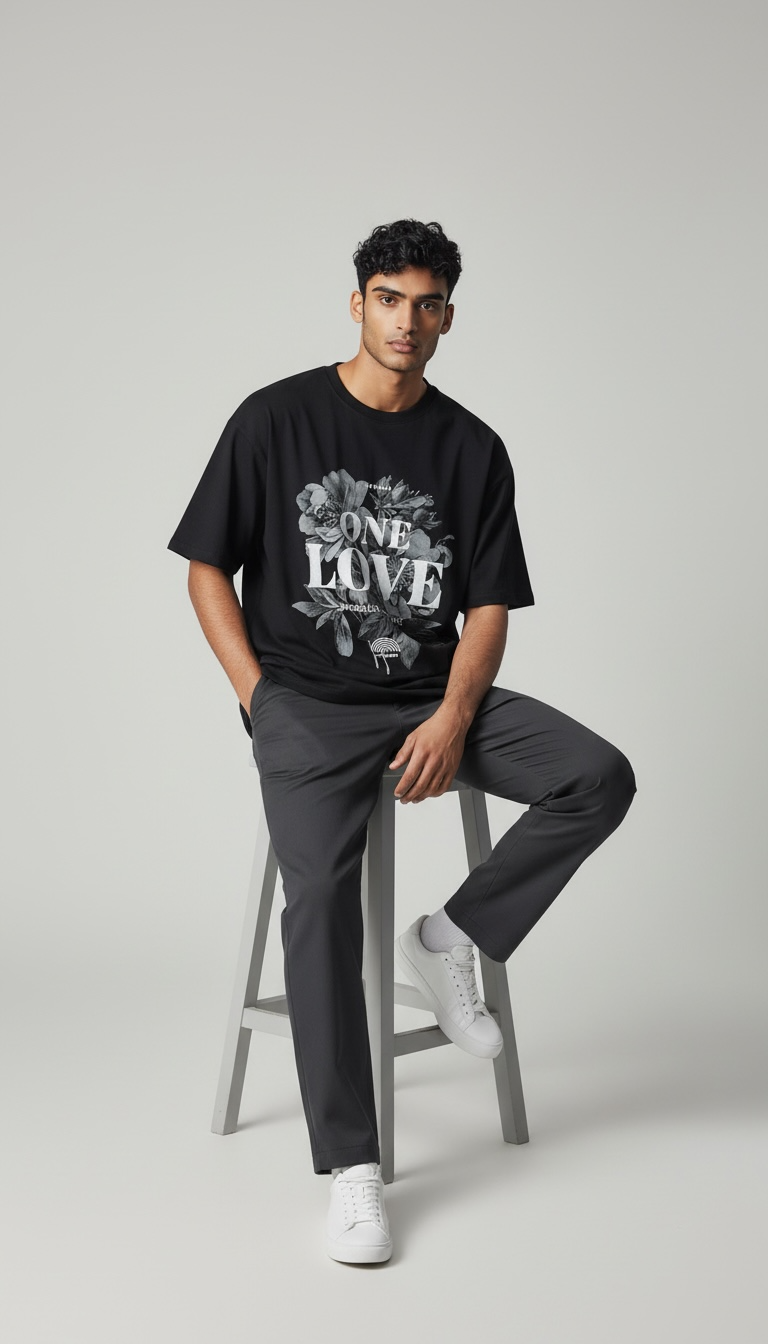 One Love Oversized Tee